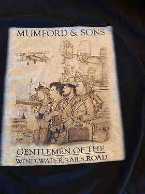 Gentleman Of The Road Mumford And Sons Long Sleeve T-Shirt Size XXL • $12.99