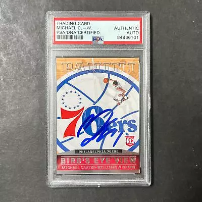 2013-14 Panini Basketball #9 Michael Carter-Williams Signed Card AUTO PSA Slabbe • $49.99