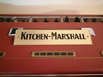 Vintage Kitchen Marshall Plexi Logo • £225