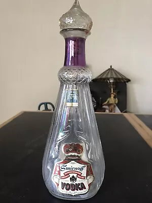 Smirnoff Vodka Bottle - I Dream Of Jeanie ? - Vintage  • $49