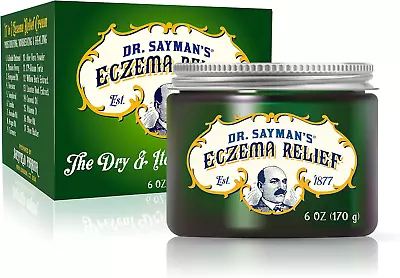 Dr. Sayman’s Eczema Relief Cream For Eczema Psoriasis Dermatitis Rosacea An • $27.27