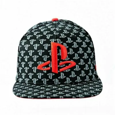 PlayStation Logo All Over Print Baseball Cap - Think Geek • $19.99