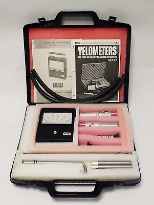 Alnor Velometer Anemometer Series 6000 Model 6006ap Meter & Accessories Tested • $1401.51