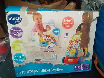 VTech 505603 First Step Baby Walker Pre Owned Missing Phone  • £15