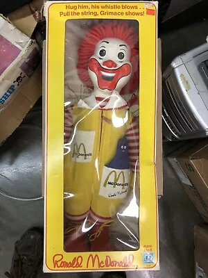 Vintage 1978 Ronald McDonald 20  Tall Doll NEW In Box Ages 2-8 Years Old • $247.50