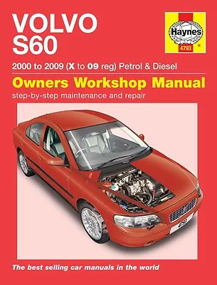 Haynes Owners Workshop Manual Volvo S60 Petrol Diesel (00-09) SERVICE REPAIR • $38.71