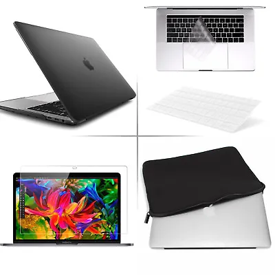 For 2008-2022 Macbook Pro Retinal Air 11 12 13 15  Sleeve Bag Rubberized Case US • $42.74