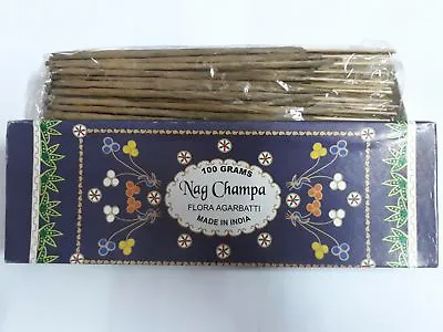Nag Champa Agarbatti Incense Sticks 100 Grams Flora Agarbatti • $12.99