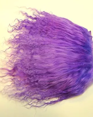 OOAK Tibetan Lamb Mohair For Doll Hair Wigs Or Reroot 5 X 4  Lavender Violet • $12.59