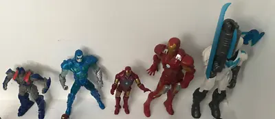 Action Figures Bundle Spiderman Batman Ironman Max Steel Mr Freeze Optimus Prime • £9