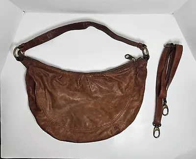 Ugg Australia Brown Leather Purse With Shoulder Strap And Cross Body Strap • $19.99