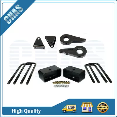 For Silverado Sierra 2500HD 01-10 3  Front 2  Rear Leveling Lift Kit Torsion Key • $70.59