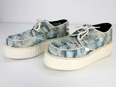£49.99 • Buy Underground Creeper Shoes Platform Flatform Virgin Mary Print Limited Edition 4