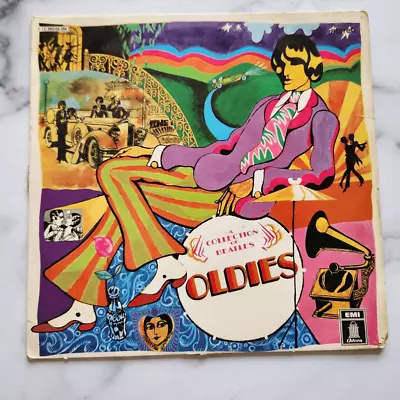 A Collection Of Beatles Oldies 1966 Yellow Submarine Vinyl Record Vintage Rock M • $24