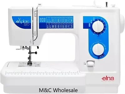 Elna Explore 320 Sewing Machine Swiss Desing Free Shipping New • $300