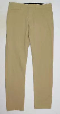 J.Crew Tech Pants Mens 31x30 Beige Khaki 484 Slim Fit Stretch Tapered Leg • $17.97