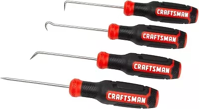 CRAFTSMAN 4 Piece Precision Steel Hook And Pick Set Grip Texture New CMHT65073 • $14.99