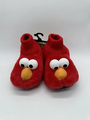 Sesame Street Elmo Puppet Slippers Shoes Padded New With Tag Toddler Boy Girl • $12