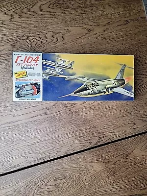 F-104 Jet Fighter Motorized Sound Paul Lindberg Model Kit New Vintage 308M:100 • $47.49