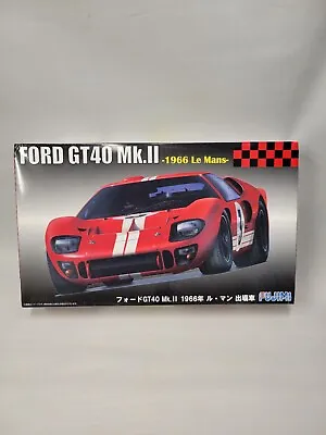 Fujimi #12606 Ford Gt40 Mark Ii 1/24 Scale Red • $40