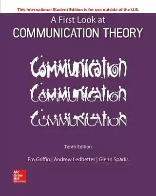 A First Look At Communication Theory - Paperback - GOOD • $38.40