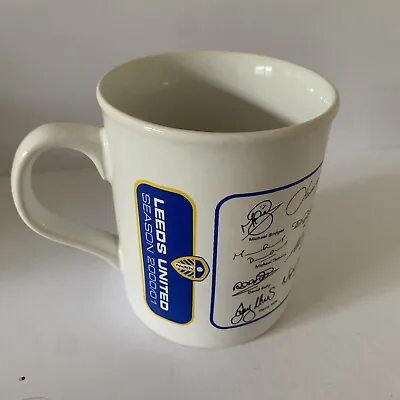 £9.99 • Buy Vintage Leeds United Football Club LUFC 2000/01 Season Mug Team Signatures Print