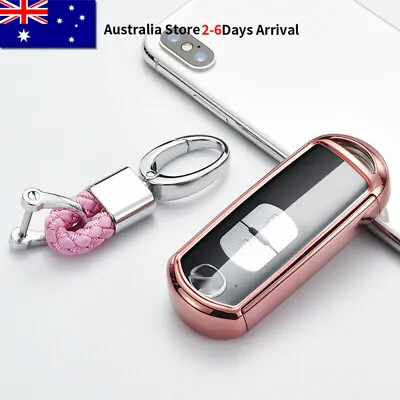 $26.99 • Buy Pink Remote Key Fob Cover Shell Case 2 3 4 Buttons For Mazda CX-5 CX-7 CX-8 CX-9