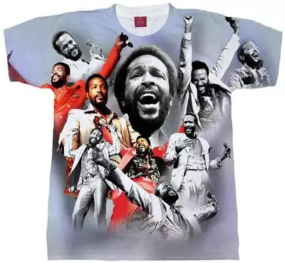 MARVIN GAYE COLLAGE T-SHIRT. Black History T-shirts PRINCE MICHAEL JACKSON • $21.99