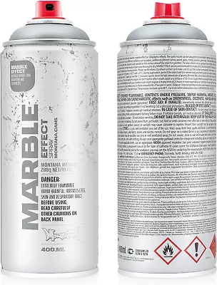 Montana Cans EFFECT Marble Spray 400ml Marble Grey 100093 • $19.51