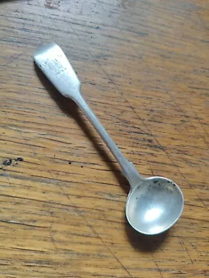 MUSTARD SPOON STERLING SILVER  Chawner London 1867 13.5g Crested • £24