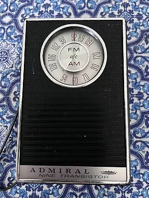 Vintage Admiral 9 Transistor  Radio • $20