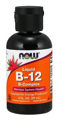 Now Foods Liquid B-12 Complex 2 Oz Liquid • $11.97
