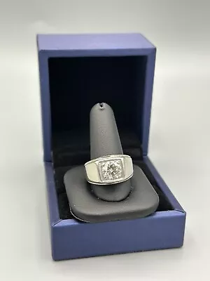 Men’s 14k White Gold Diamond Ring • $14280