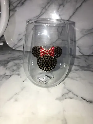 Disney Minnie Micky Mouse Glass Cup Wine Brand New Glassware • £3.99