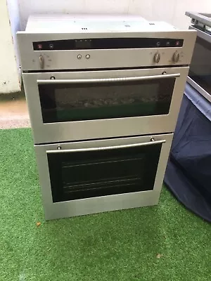 Neff Multifunction Electric Double Ovenfan Grill Built In Stainless Steel • £225