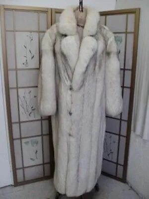 Brand New Norwegian Blue Fox Fur Long Coat Men Man • $6778.01