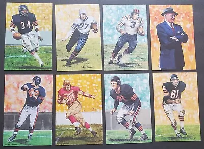 15 DIFF. Chicago Bears GOAL LINE ART - Payton Halas Grange Nagurski Luckman+ • $59