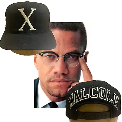 💎 Gem 💎 Malcolm X Blockhead American Needle Snapback Hat Vintage • $1000