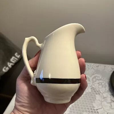 Creamer White With Black StripeVintage Homer Laughlin Co • $9