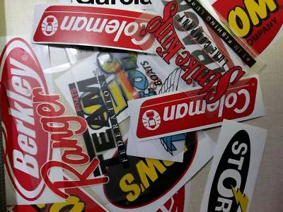 $23.99 • Buy Fishing Stickers LOT Of (22) Decals  For Brand Lovers