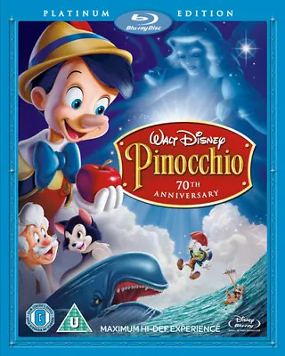 Pinocchio (Disney) Blu-ray (2009) Ben Sharpsteen Luske (DIR) Cert U 2 Discs • $34.99