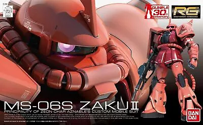 Gundam 1/144 RG #02 Char's Aznable MS-06S Zaku II Real Grade Model Kit 65511 • $39.99