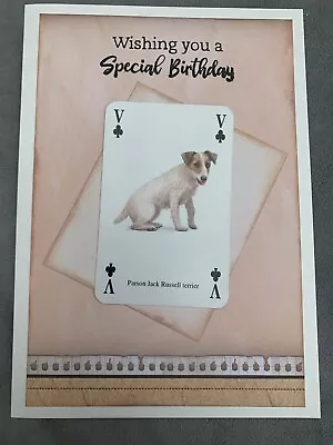 Unique JACK RUSSELL Terrier DOG  Birthday Card • £2