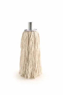 £4.79 • Buy Pure Yarn Cotton Mop Head With Galvanised Metal Socket Fitting - 14 PY 