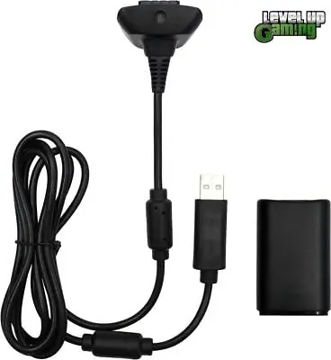 Xbox 360 Unbranded Play & Charge Kit Battery & Cable Included (FAST POSTAGE) • £5.99