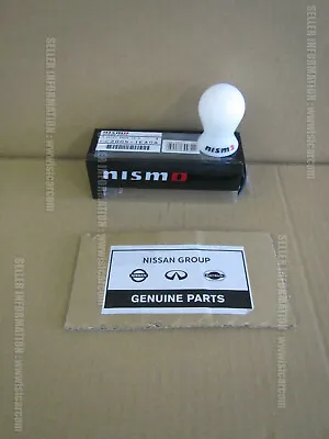 NISMO SHIFT KNOB DURACON WHITE 10MM OR 12MM HOLE C2865-1EA04 Performance Parts • $125.65