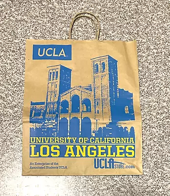 🐻  UCLA Bookstore Paper Shopping Bag 16  X 13  X 6  • £7.72