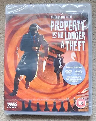 NEW !  Property Is No Longer A Theft Blu-ray/DVD/Booklet Arrow Academy Free Post • £12.71