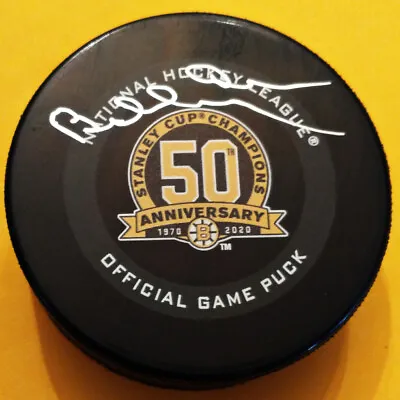 Bobby Orr Autographed Boston Bruins 50th Ann 1970 Stanley Cup Puck Gnr • $199.99