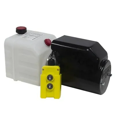 Flowfit 12V DC Single Acting Hydraulic Power Pack 4.5L Tank ZZ003468 • £234.17